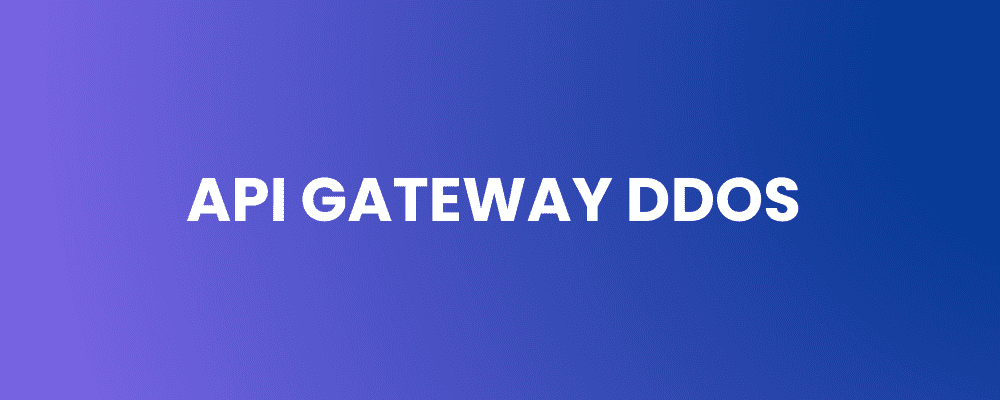 API Gateway DDoS 