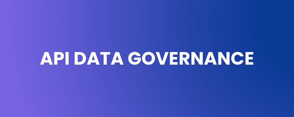 API Data Governance